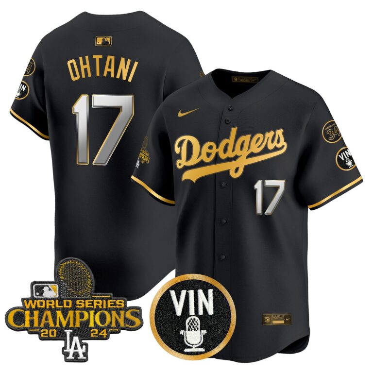 Men Los Angeles Dodgers 17 Ohtani black Sakura Edition Nike MLB 2025 Jersey style5